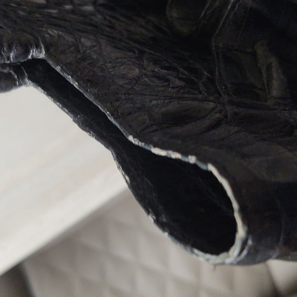 Nancy Gonzalez Black Croc Large Tote - Picture 11 of 13